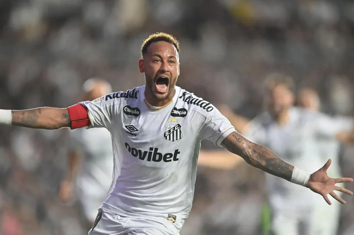 Neymar participa de dois gols, Santos vence o Vasco e respira na luta contra o rebaixamento