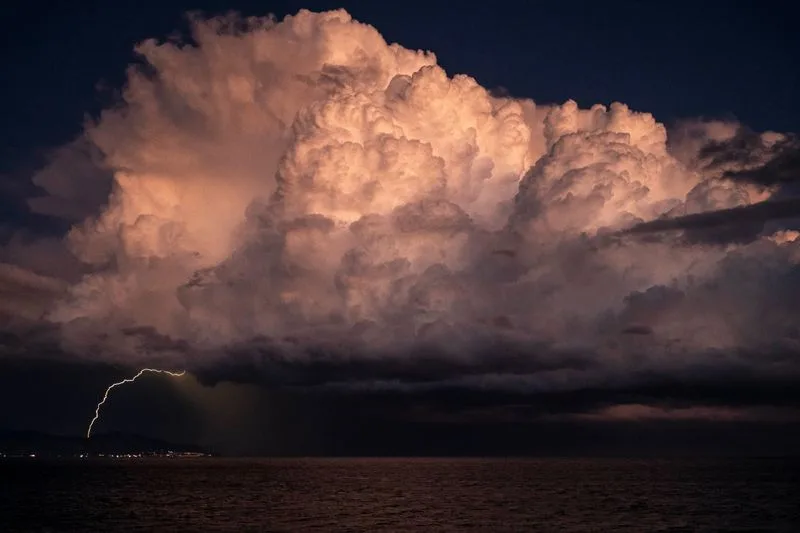 IN PICTURES: Lightning strikes over italy’s coast and more from around the world