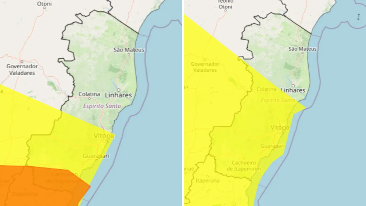 ES recebe novos alertas de tempestade para quarta (14) e quinta (15)