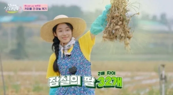 노윤서, 1분에 마늘 32개 캤다…'언니네3' 시청률 1위 싹쓸이