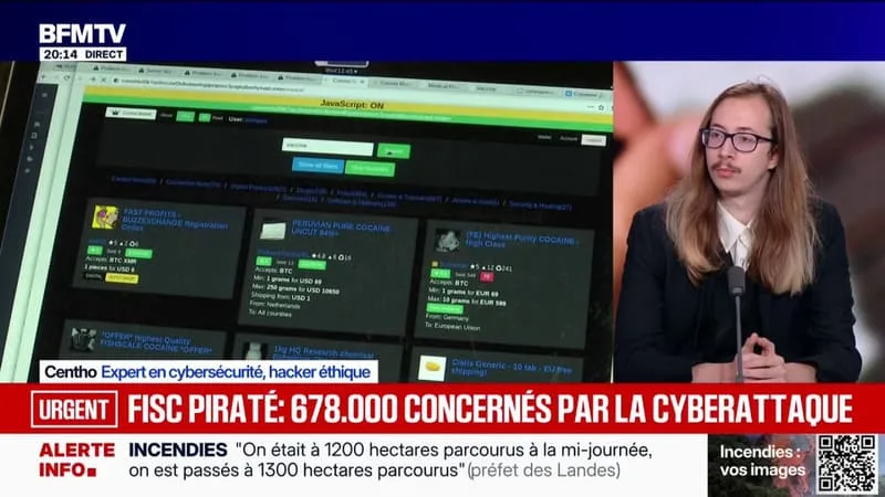 Plateforme des impôts piratée: 678.000 personnes concernées par la cyberattaque
