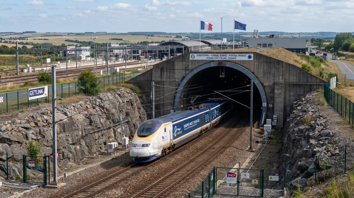 Cruzando o fundo do oceano através de 50 quilômetros de galerias subterrâneas escavadas sob a água, a estrutura ferroviária liga dois países em um dos maiores e mais perigosos feitos de escavação do mundo
