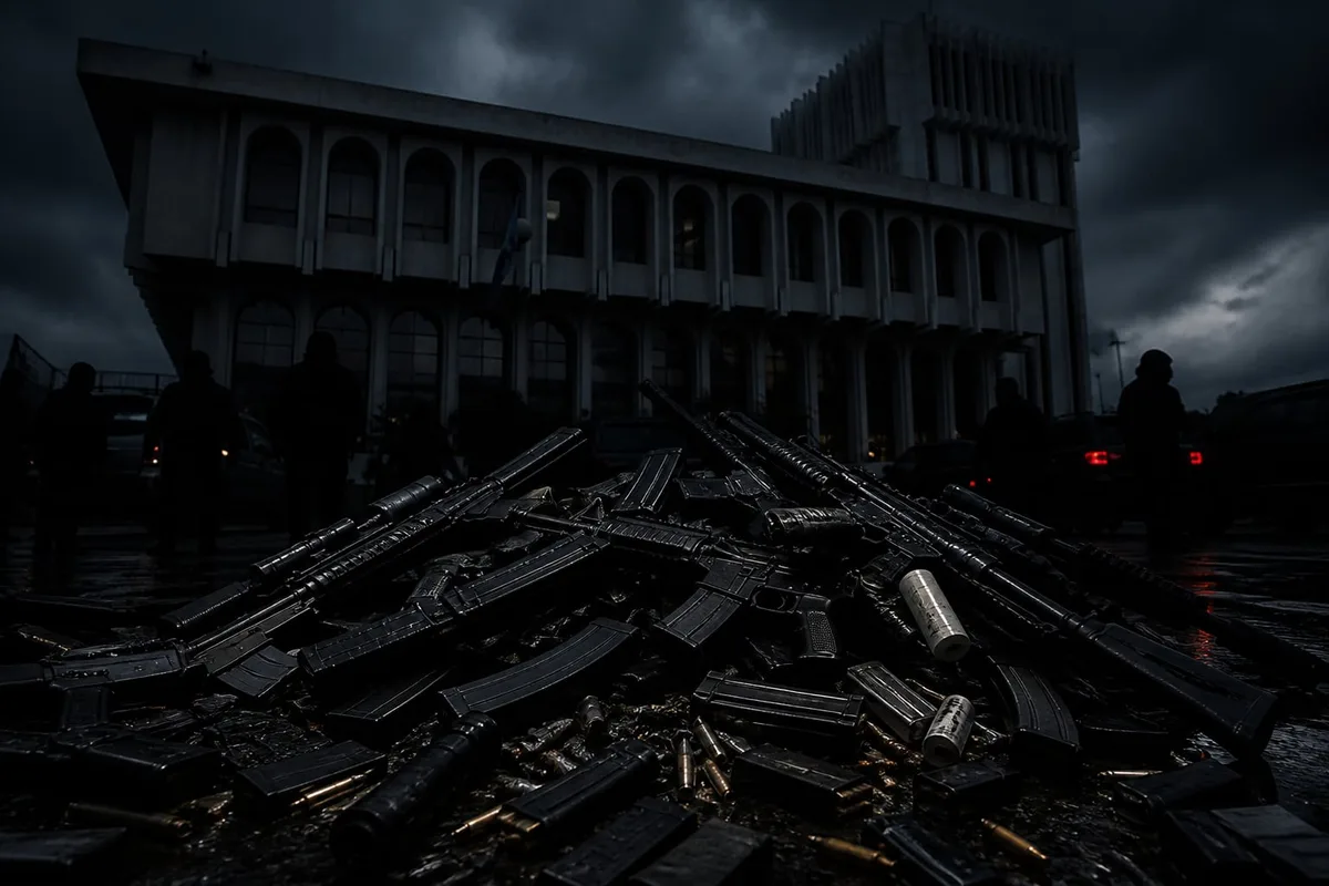 Detectaron un faltante de armas decomisadas en la armería del Organismo Judicial en Guatemala