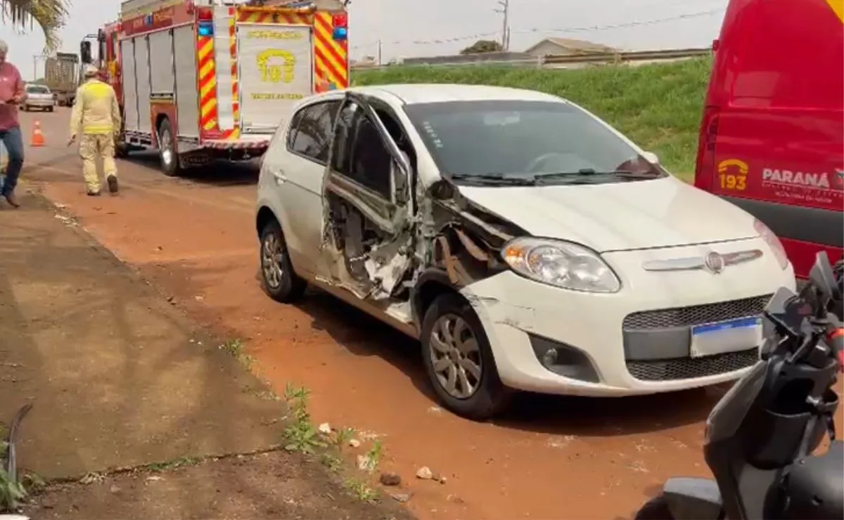 Mesmo ponto, nova vítima: segundo acidente em menos de uma semana na marginal da PRc-467 em Cascavel deixa adolescente de 15 anos ferida