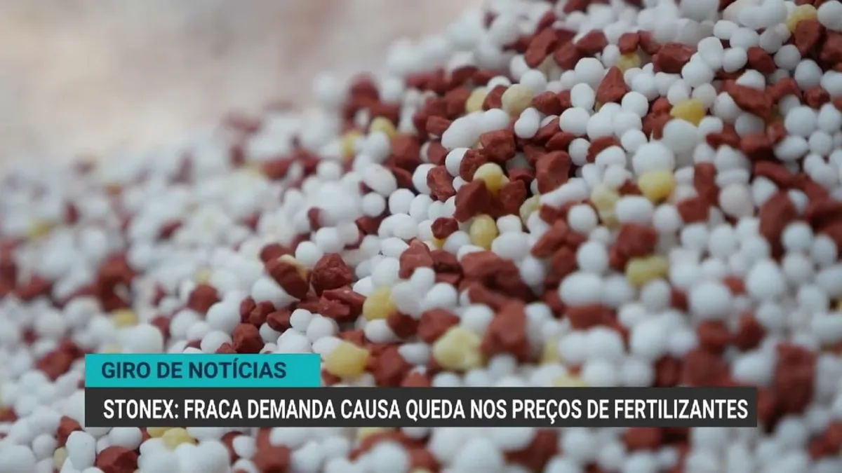 Queda nos preços de fertilizantes é impulsionada pela fraca demanda