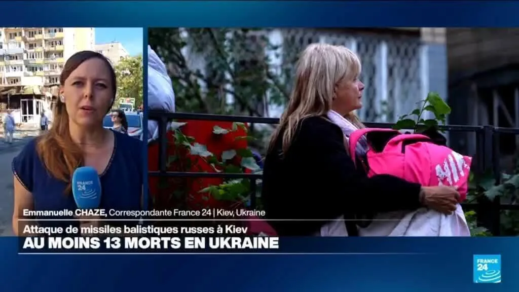 Ukraine : au moins 13 morts après des frappes russes sur Kiev