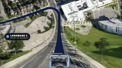 Navigation: Orbify rollt Navigationskarten wie im Film Inception auf
