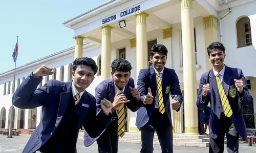 Sastri College pupils begin 2026 matric exams with Hindi Paper 1