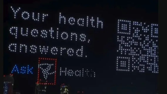 Drone-powered ad for PC Health chatbot slammed as 'dystopian' by some residents