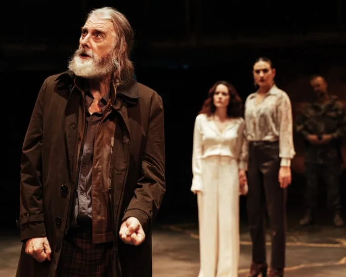 King Lear review – David Threlfall makes a moving Lear, but why is he playing the Fool too?