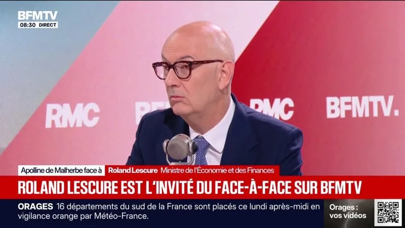 Annulation de la dette: Jean-Luc Mélenchon "raconte absolument n'importe quoi", lance Roland Lescure, ministre de l'Économie