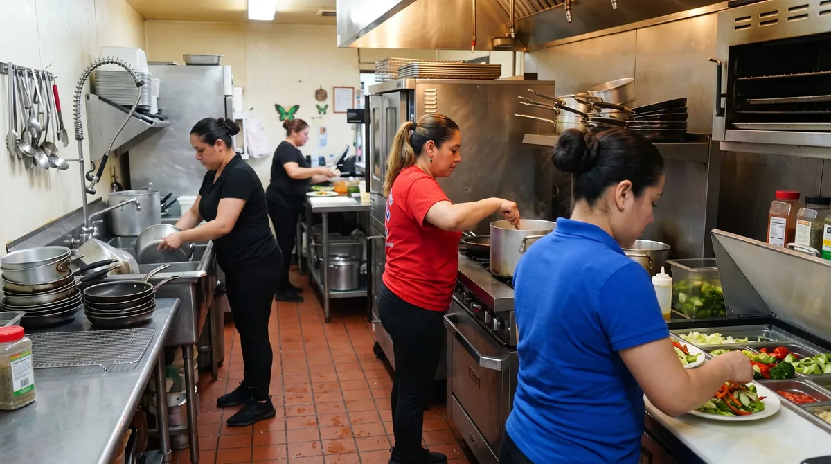 El Salvador es el tercer país con más trabajadores de origen extranjero en restaurantes de Estados Unidos