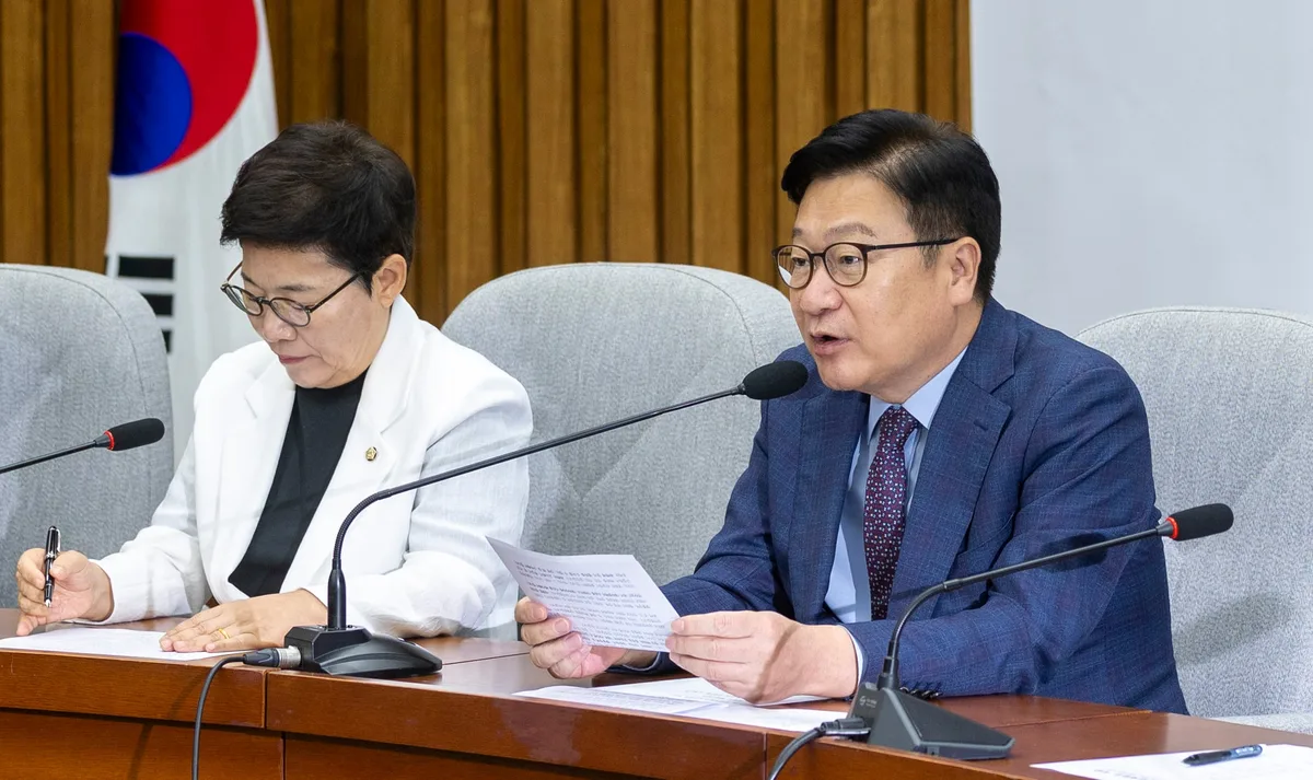 정점식, 훈련 축소 관련 “李대통령 美에 패싱당하고 환호작약”