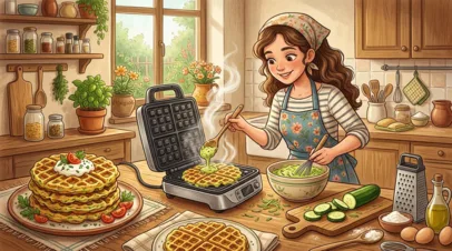 Диетолог Мухина: вафли из кабачка можно приготовить без масла