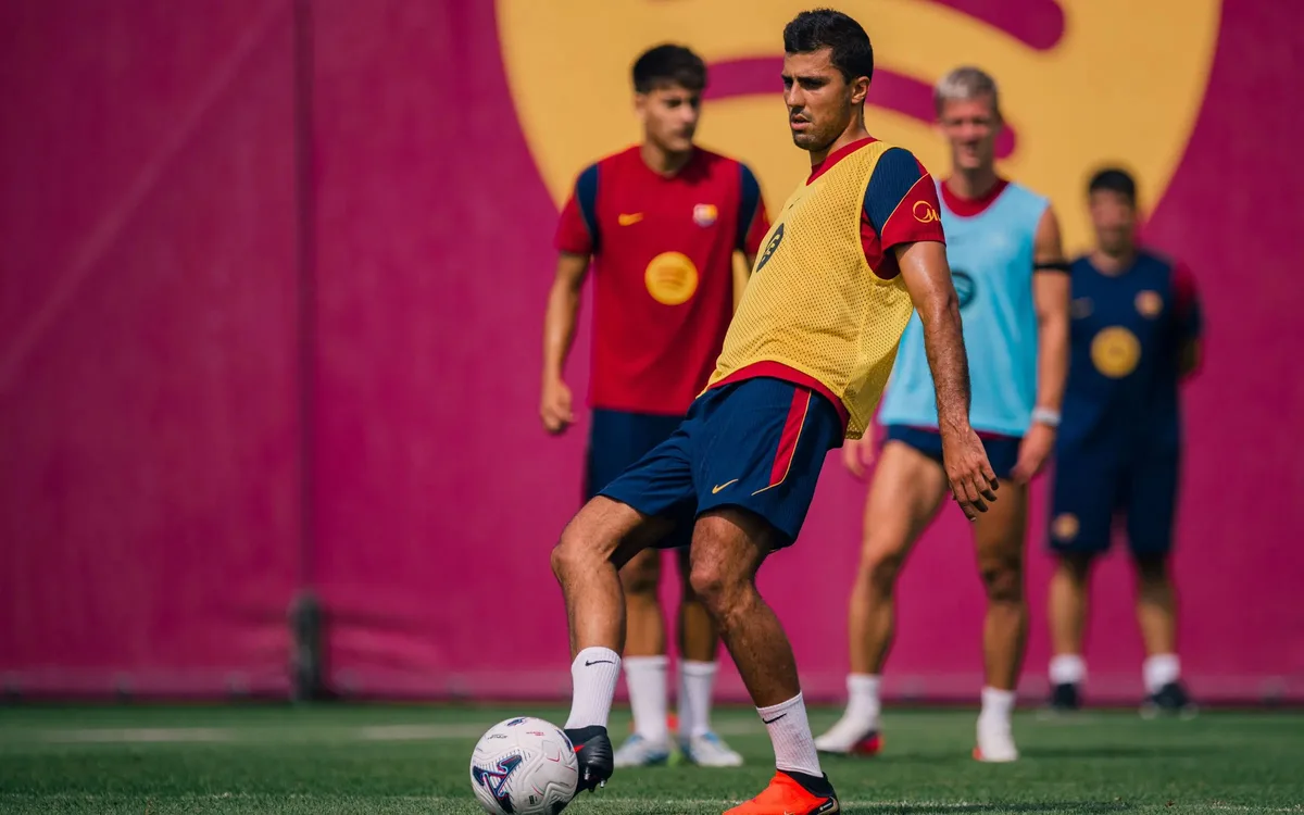 Rodri ya se prepara para su debut en el Spotify Camp Nou