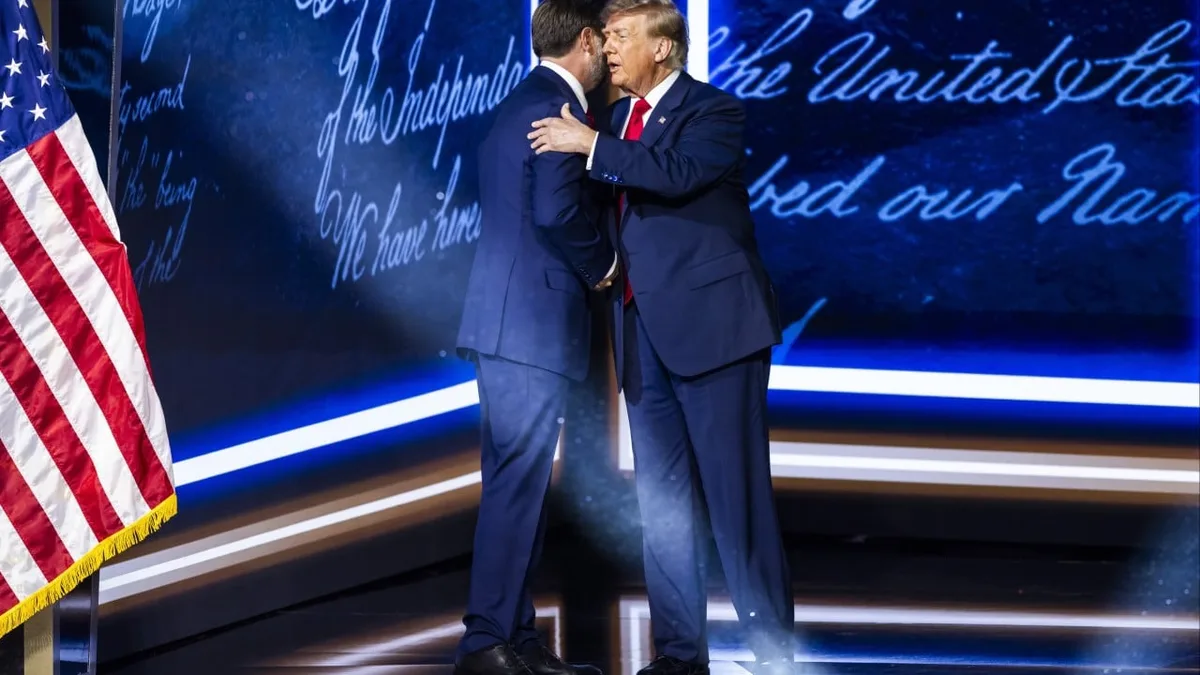 Vance takes centre stage as Trump wraps up GOP midterm convention with voter warnings