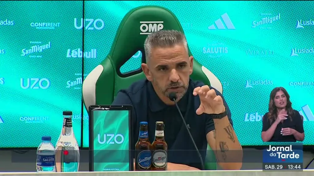 Rio Ave x Sporting. Treinadores aceitam o desfecho do jogo