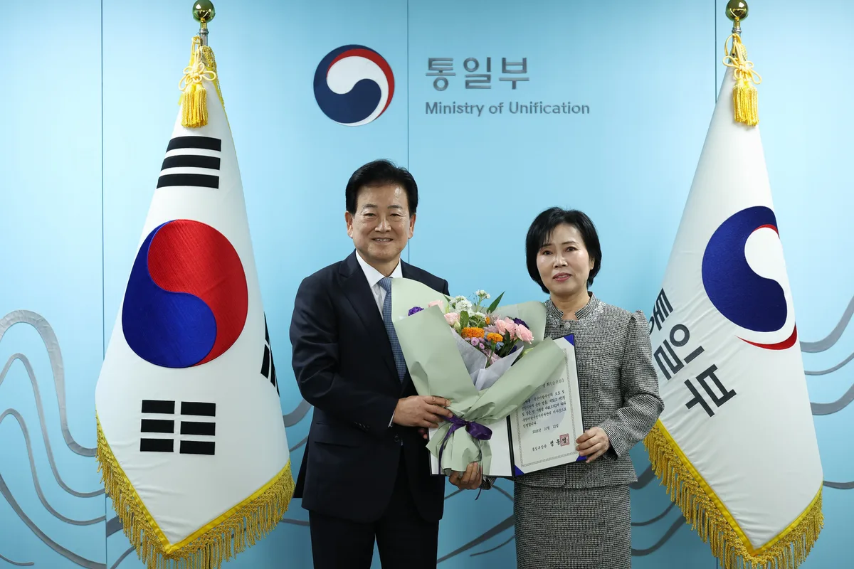 1년 7개월 공석 끝 남북하나재단 첫 탈북민 이사장 김영희 임명