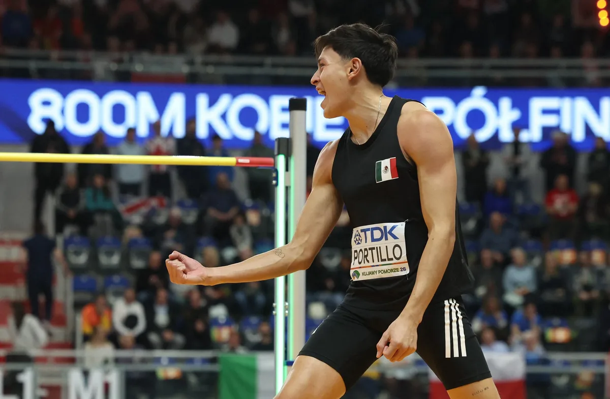 Erick Portillo obtiene el tercer lugar en salto de altura dentro del Ultimate Championship 2026
