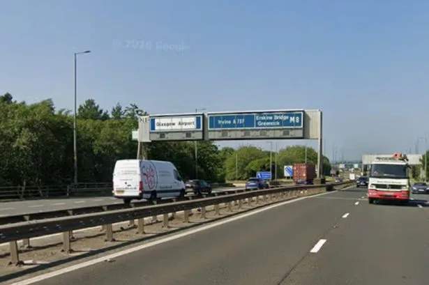 Pedestrian hit by car and killed on M8 near Paisley as motorway shuts for hours