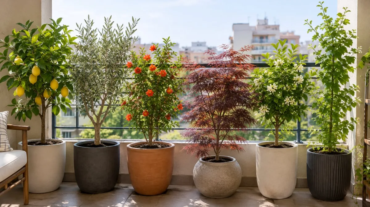 Los 4 árboles que crecen en maceta y son ideales para tener en primavera en el balcón