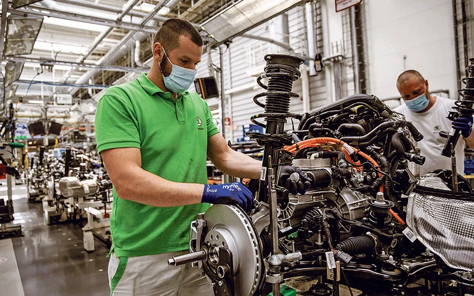 Exportações de componentes automóveis recuam 7,8% até julho