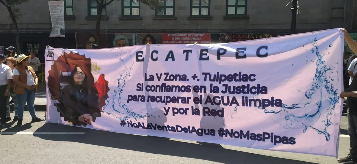 Ecatepec, lejos de cumplir resolución de la SCJN sobre abasto de agua por falta de recursos
