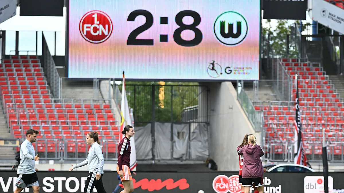 2:8-Klatsche nach 2:0-Führung - Gaga-Saisonauftakt für FCN-Frauen