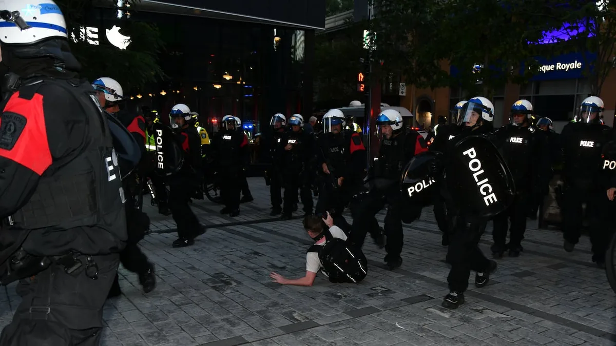 'He targeted me': Journalist says he was beaten by Montreal police at anti-AI protest