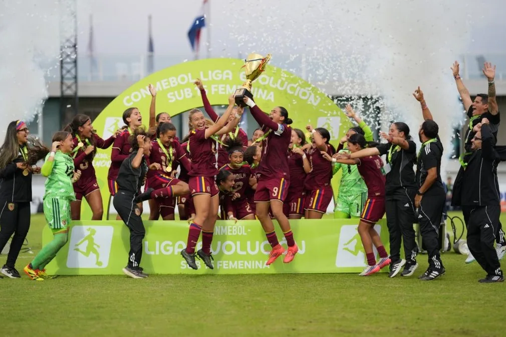 La Vinotinto hizo historia y levantó el título de la Comenbol Liga Evolución Sub-15 Femenina