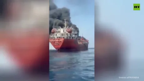 India condemns tanker attacks as two sailors go missing