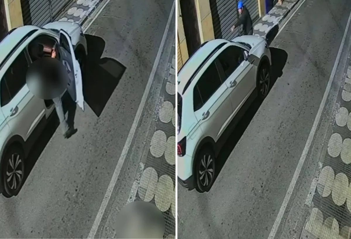 Suspeito de tentar sequestrar mulher é preso em Mogi; vídeo mostra crime