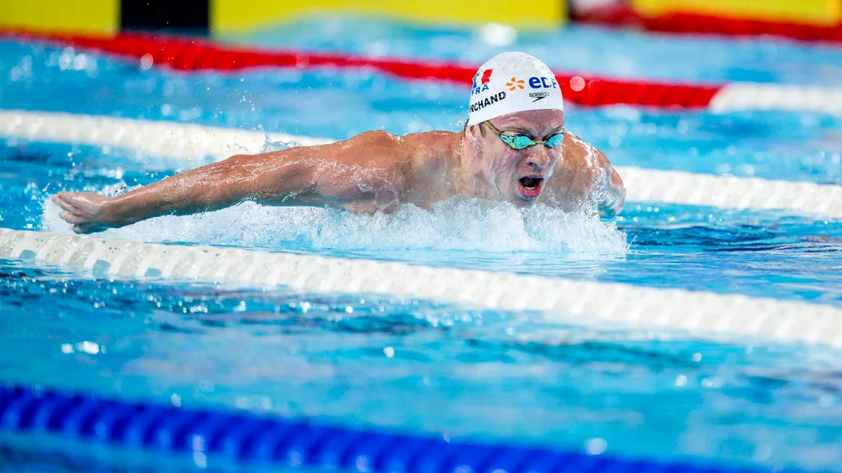 Léon Marchand décroche l'or sur le 200 mètres papillon, son premier titre de champion d'Europe