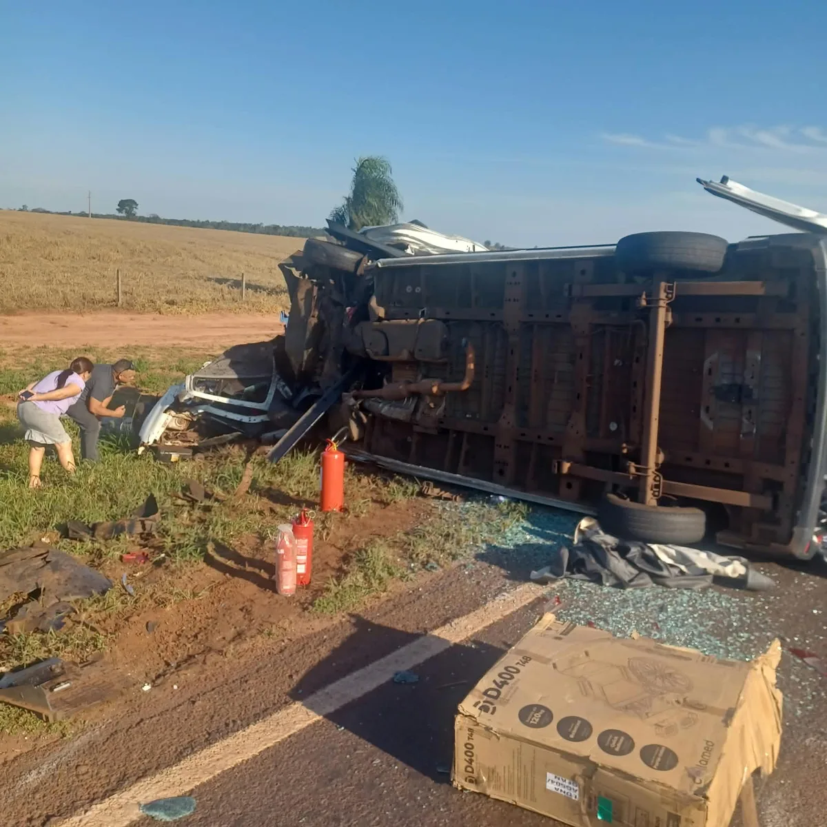 Acidente com van da saúde deixa 3 mortos e 7 feridos na BR-163