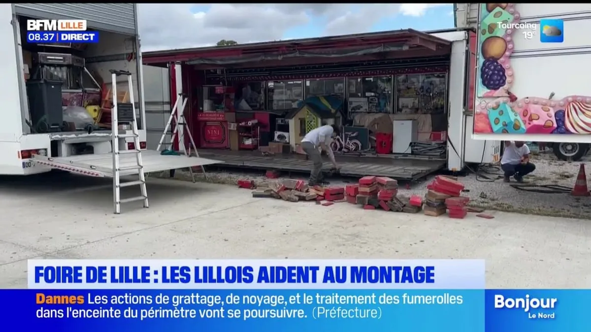 Foire de Lille : un appel pour monter les manèges