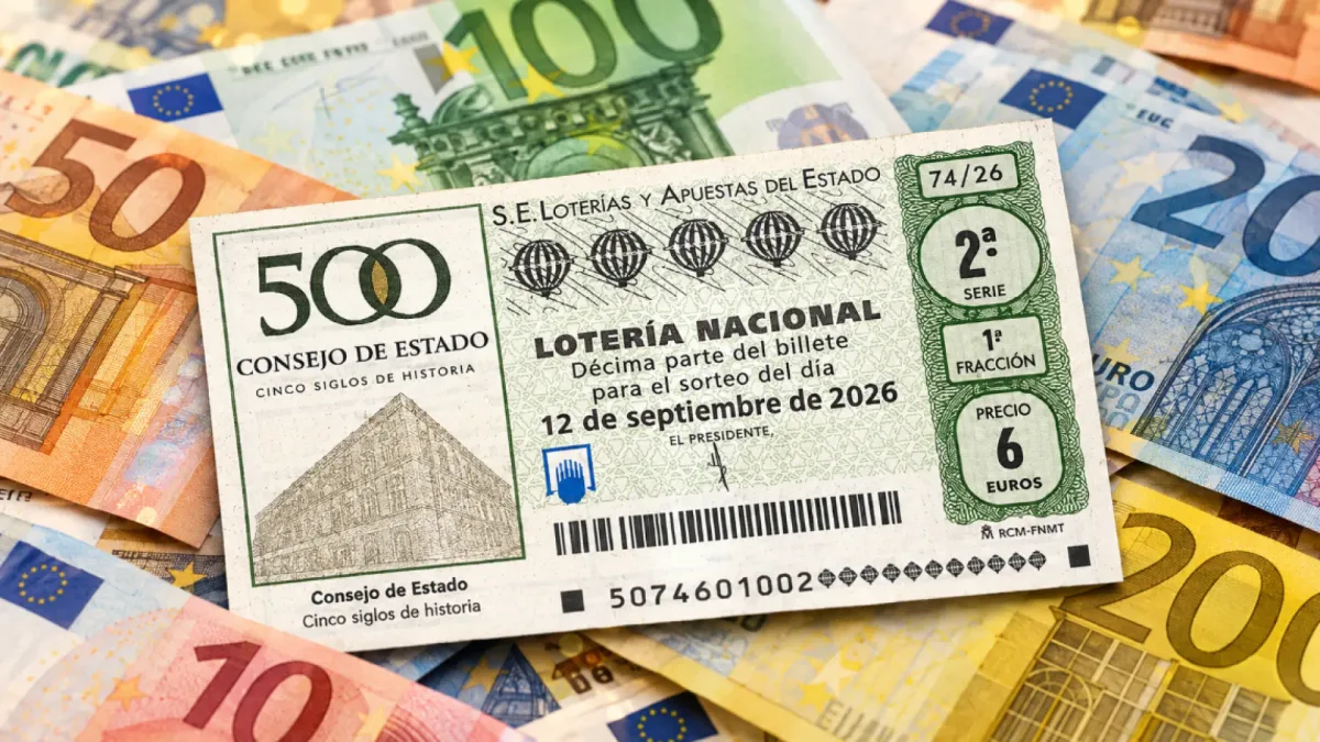 Lotería Nacional de hoy sábado 12 de septiembre de 2026, en directo | Resultados y premios