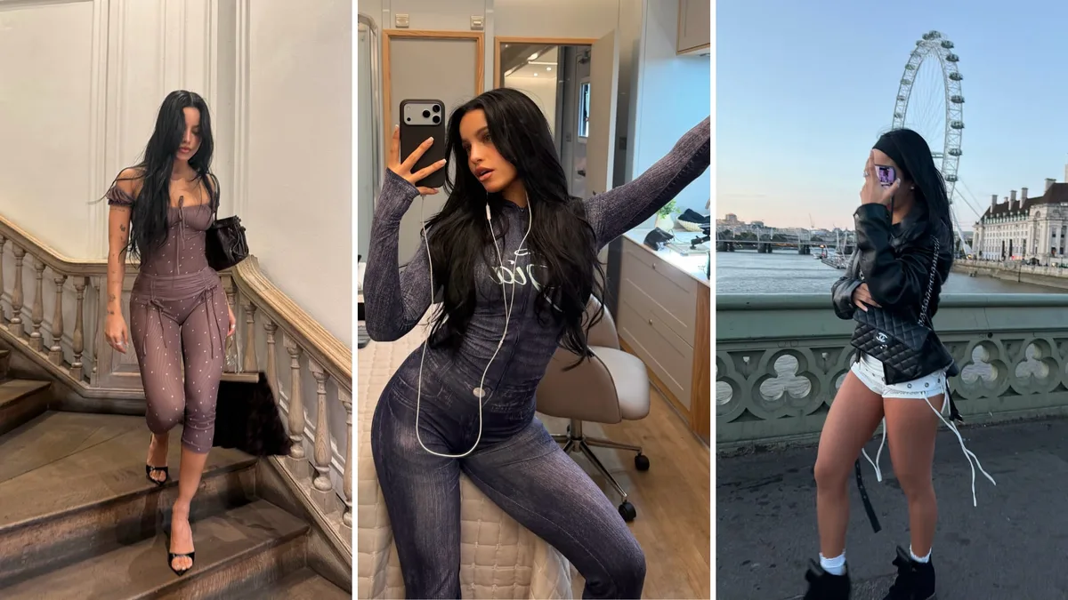 Emilia Mernes sorprendió con un rotundo cambio de look durante sus vacaciones en Londres: la reacción de Duki
