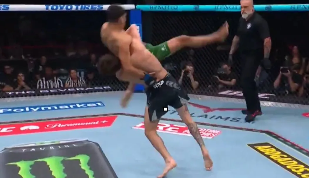 Sean King III debutó en UFC con un nocaut en 36 segundos por un brutal Slam que hizo delirar a los fanáticos