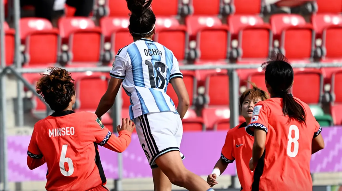 Argentina busca el pase a cuartos de final del Mundial femenino Sub-20: pierde 1-0 ante Corea del Sur