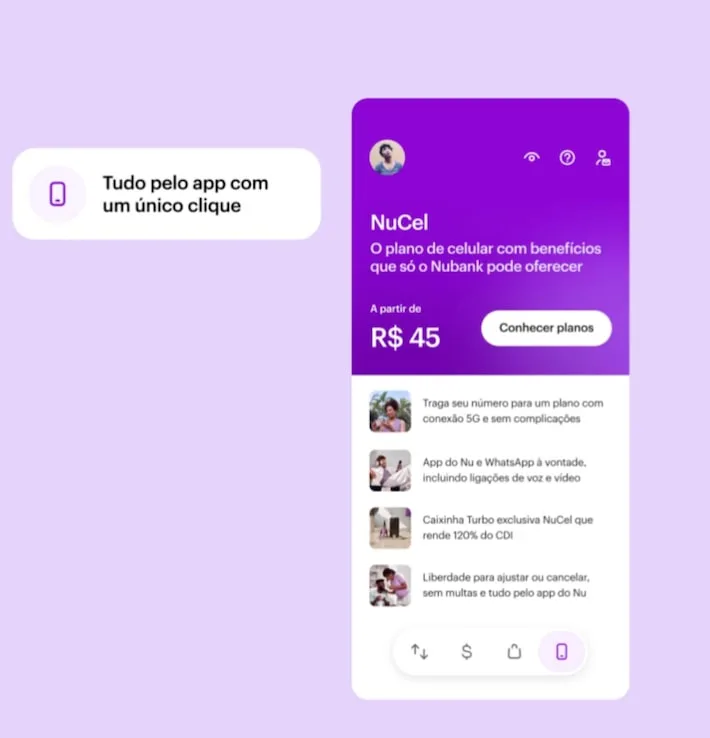 Nubank amplia franquia de dados no NuCel sem reajustar preços; saiba como ficou