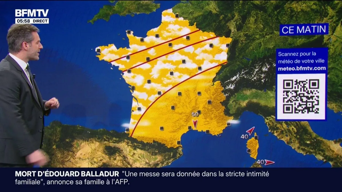 Un ciel ensoleillé sur une majeure partie du pays, les températures repartent à la hausse dans le sud... La météo de ce mardi 1er septembre