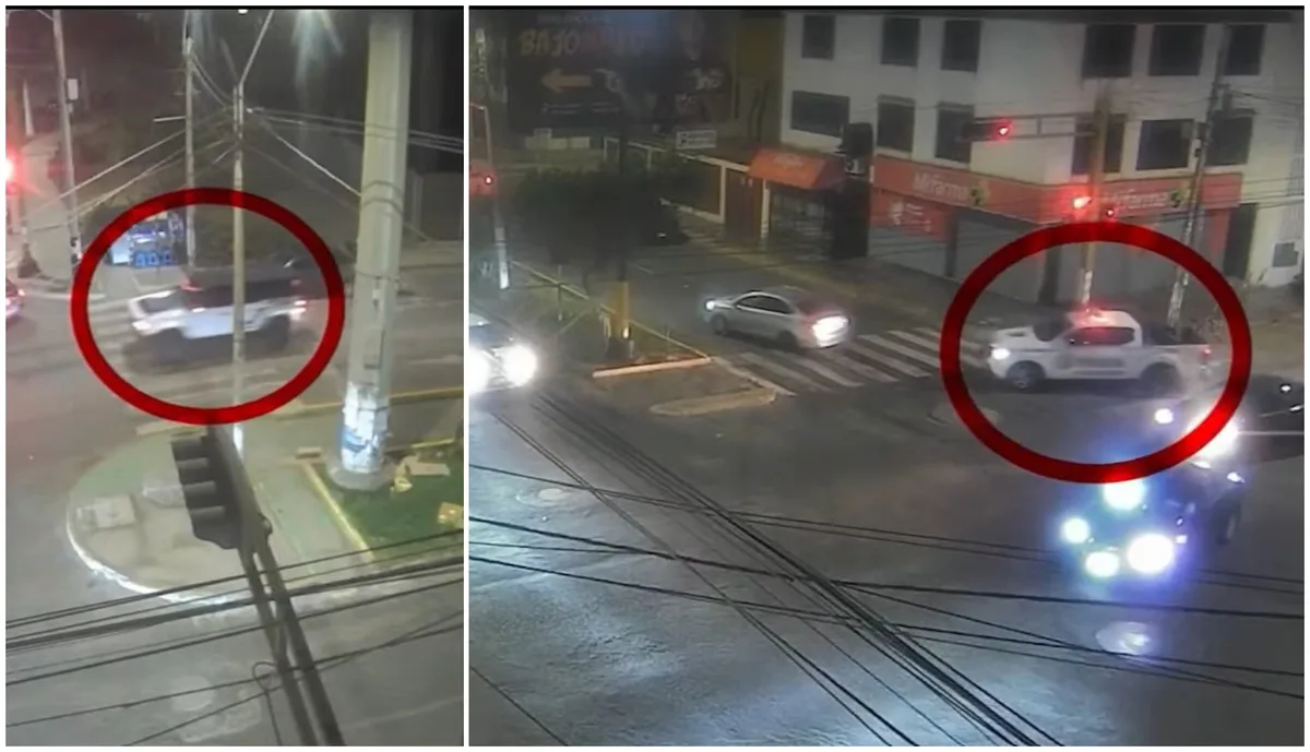 Un auto de la PNP escoltó a autores de masacre y secuestro de empresario en Trujillo, según nuevas imágenes