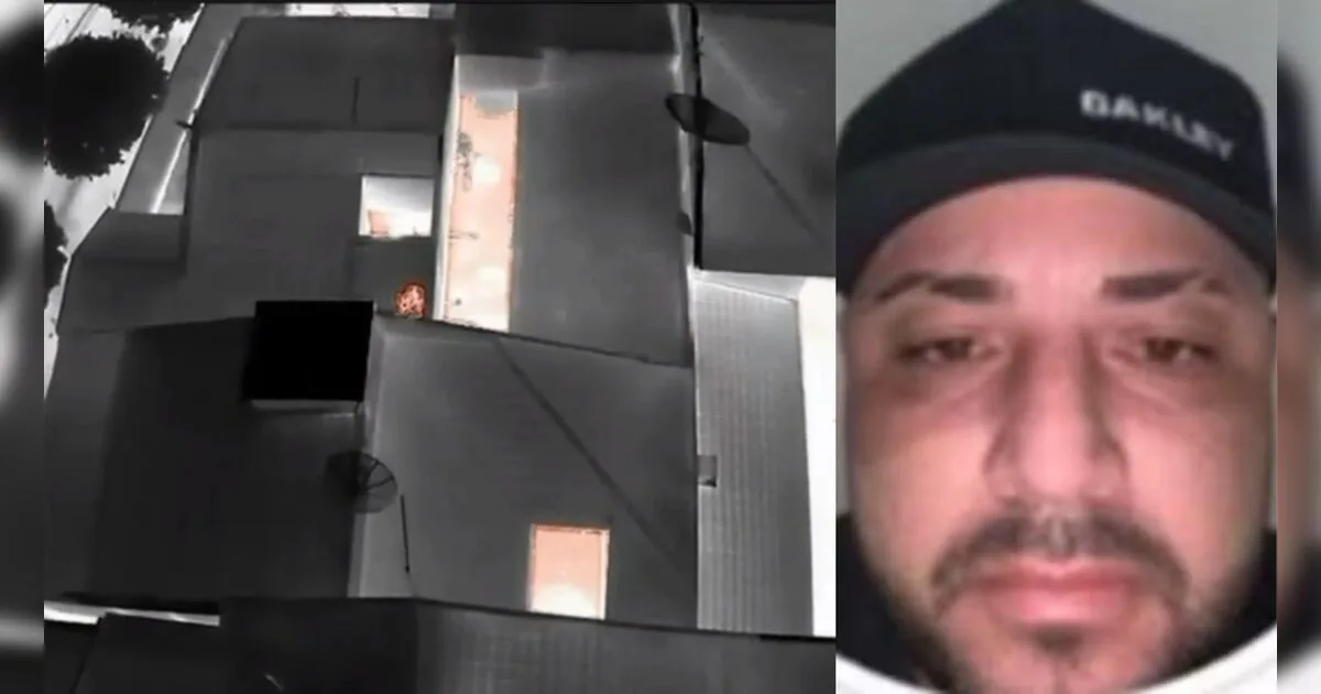 Vídeo mostra suspeito de sumiço de primas fugindo por telhados em Mandaguari (PR)