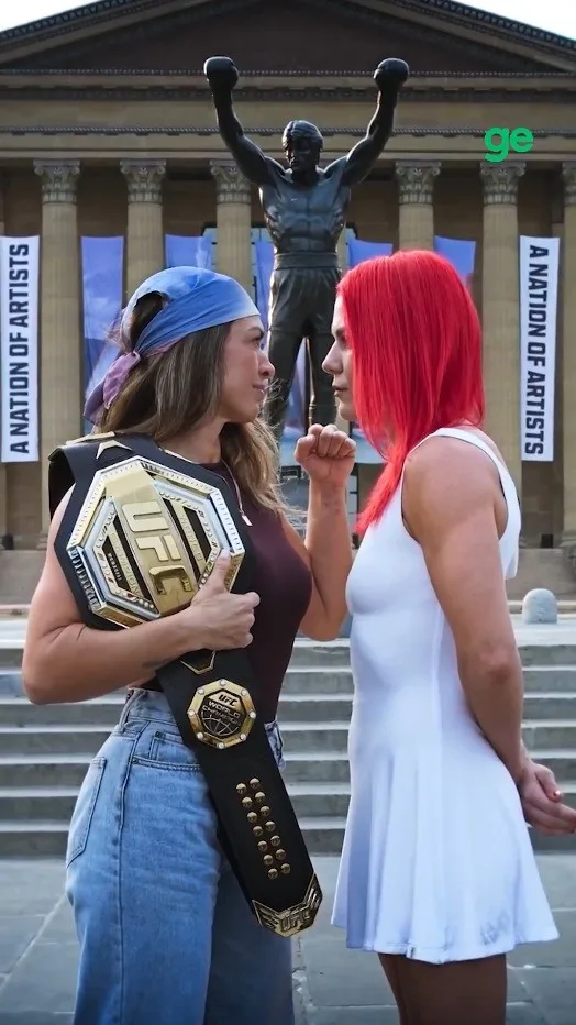 UFC 330: Mackenzie Dern encara rival na escadaria de Rocky antes de defender cinturão