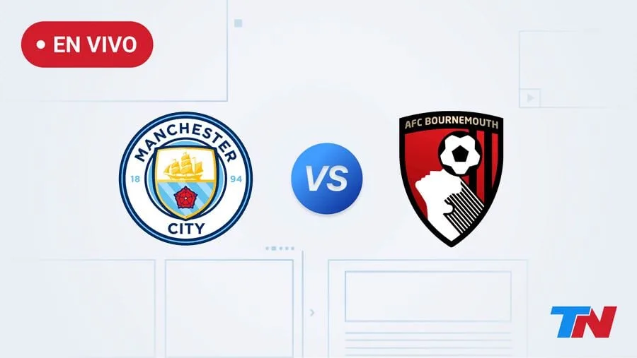 Manchester City vs Bournemouth en vivo por la fecha 1 de la Premier League: hora, dónde ver y formaciones