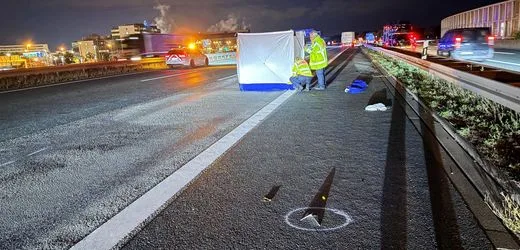 A3 beim Flughafen Frankfurt: Fußgänger verunglückt tödlich auf Autobahn