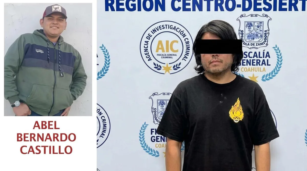 Detienen al presunto responsable del crimen en la región Centro de Coahuila; advierten consecuencias legales por crear psicosis en redes