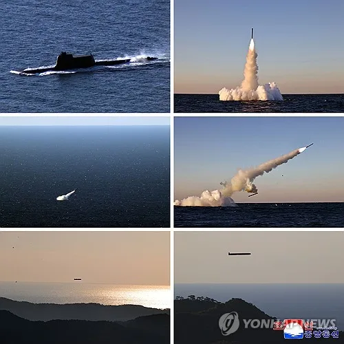 [속보] 北 "어제 동해서 2종 잠수함발사 전략순항미사일 시험발사"