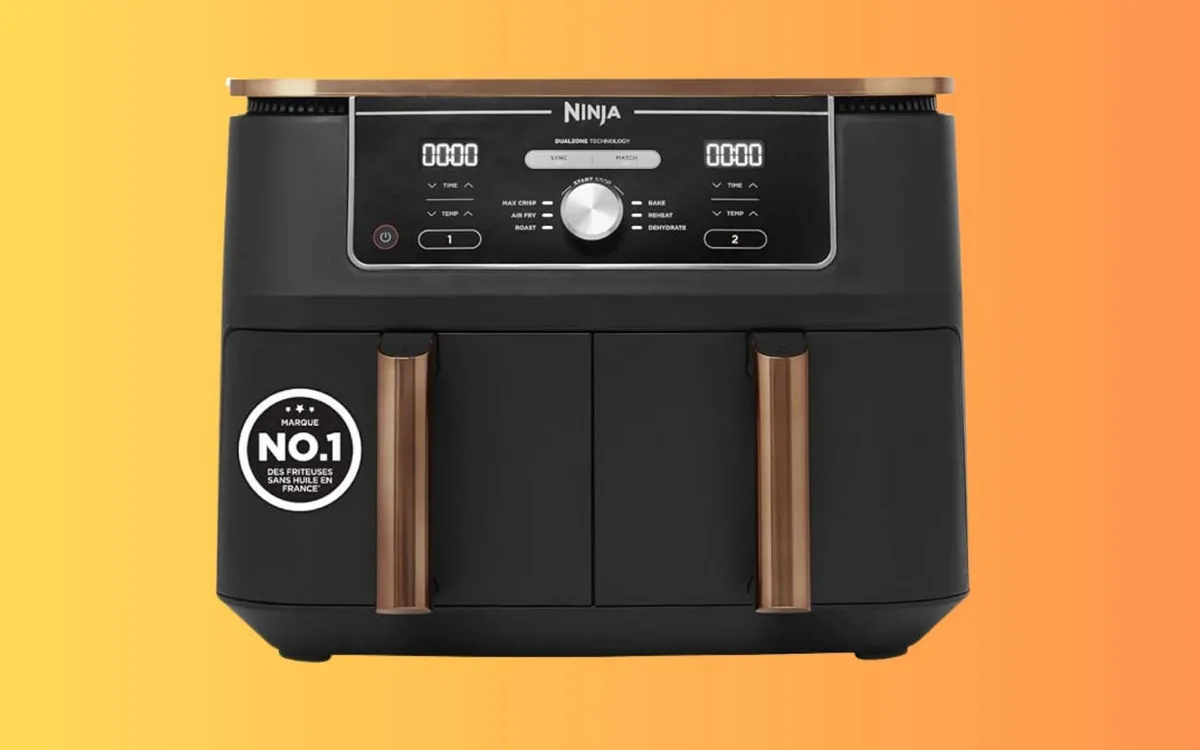 Le prix de cet AirFryer Ninja à double tiroir fond de 33 % chez Amazon