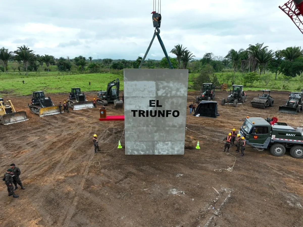 Cárcel El Triunfo avanza 12% en Guatemala: 150 trabajadores, una finca decomisada y la promesa de aliviar prisiones con 300% de sobrepoblación
